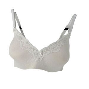 Maidenform Comfort Devotion Ultimate Lace Trim Wireless Lift Bra Size 34D 09456